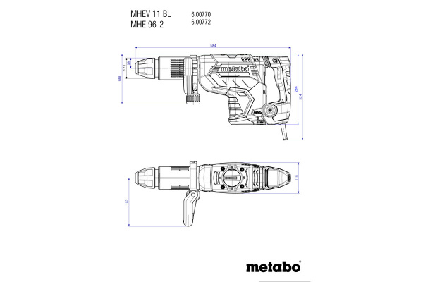 Отбойный молоток Metabo MHEV 11 BL